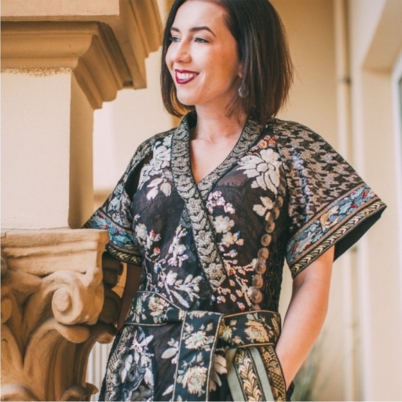 Byron Lars Dresses Rare Nwt Byron Lars Cormier Pyrit Kimono Dress